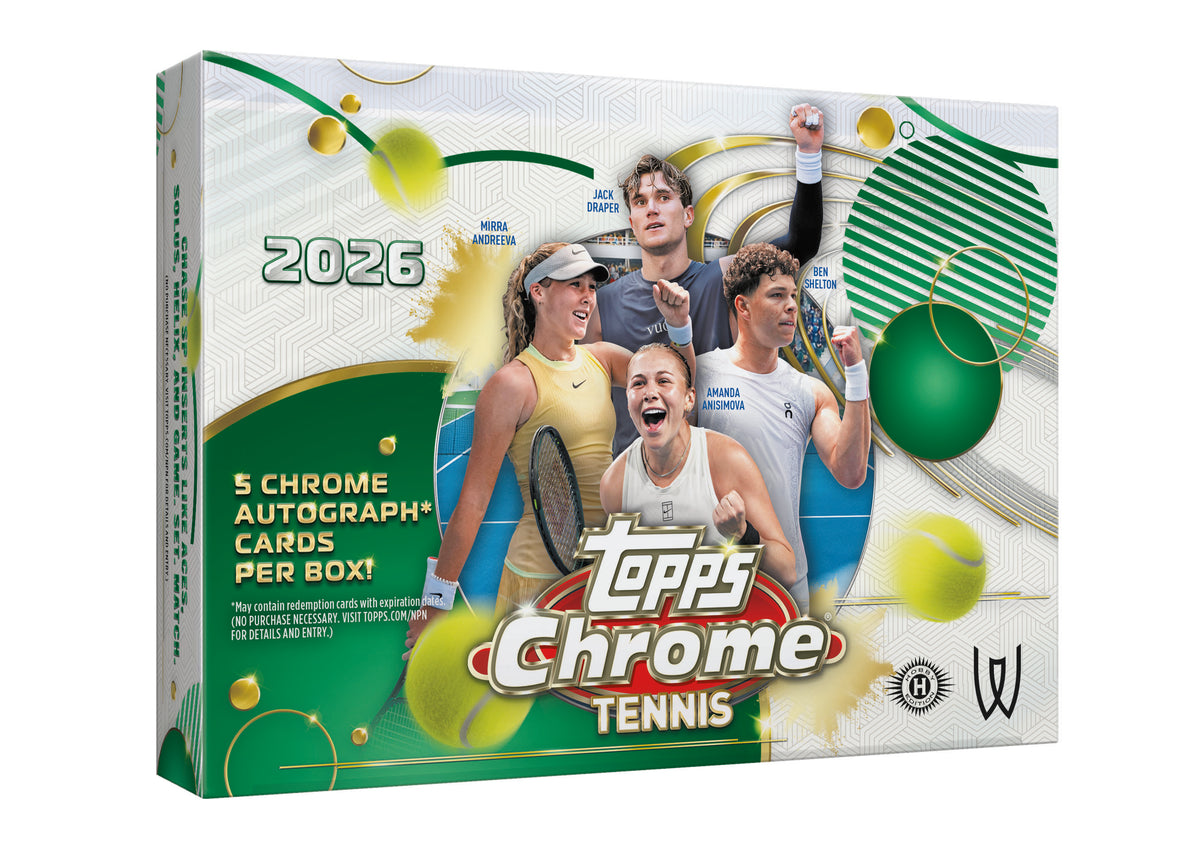 2026 Topps Chrome Tennis Delight Factory Sealed Box