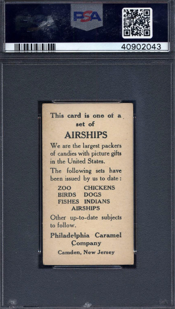1910 E40 Philadelphia Caramel Airships Santo Dumont, PSA 4.5