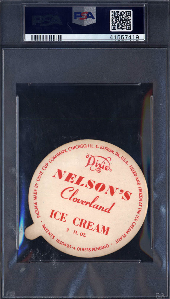 1952 Dixie Cup Nelsons Ice Cream Allan "rocky" Lane PSA 8