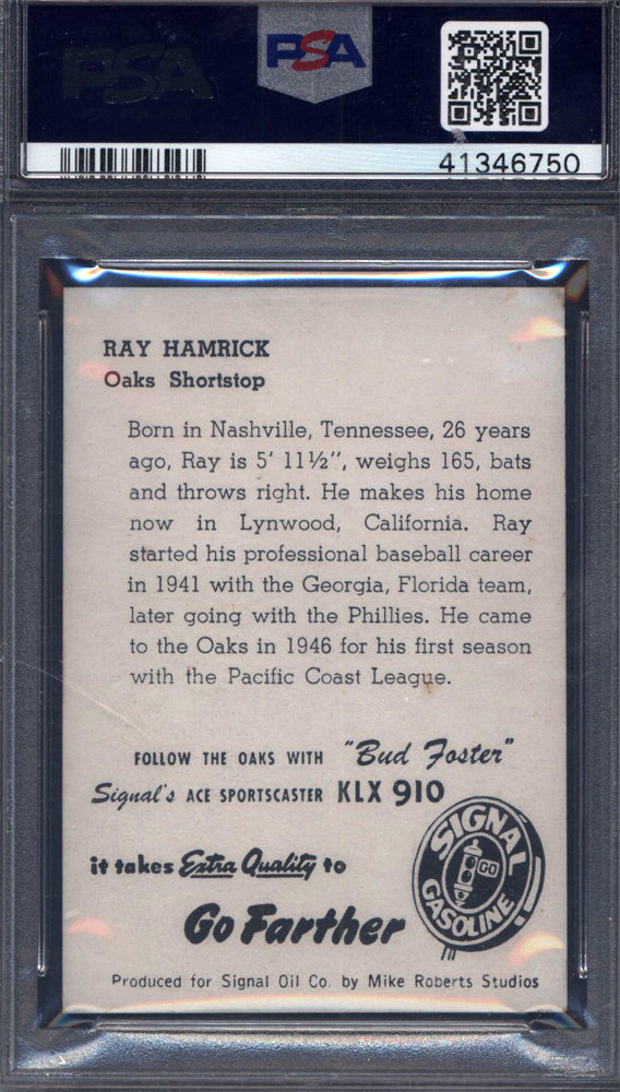 1948 Signal Gasoline Oakland Oaks Ray Hamrick PSA 6