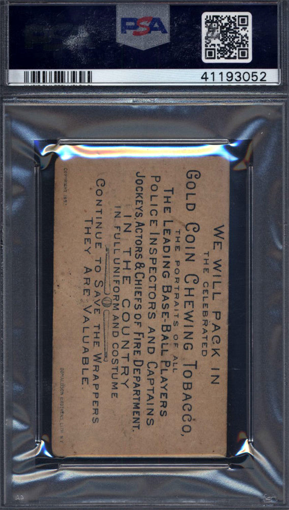 1887 N284 Gold Coin Egyptian Healey PSA 3