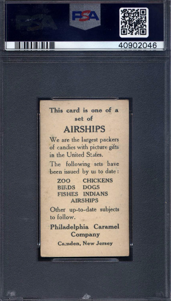 1910 E40 Philadelphia Caramel Airships Biplane Curtiss PSA 4.5