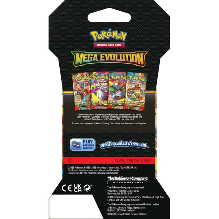 Pokémon Mega Evolution Sleeved Booster Pack
