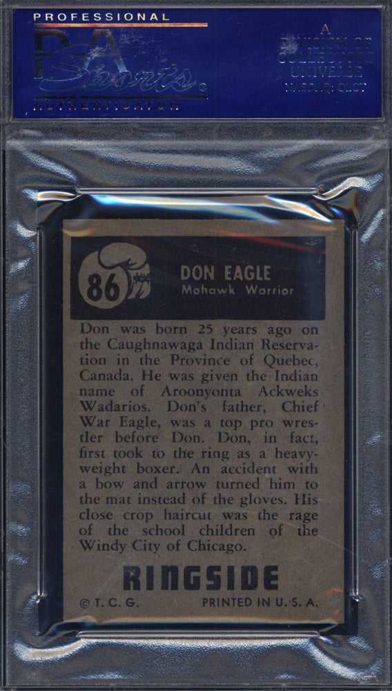 1951 Topps Ringside Boxing #86 Don Eagle PSA 7