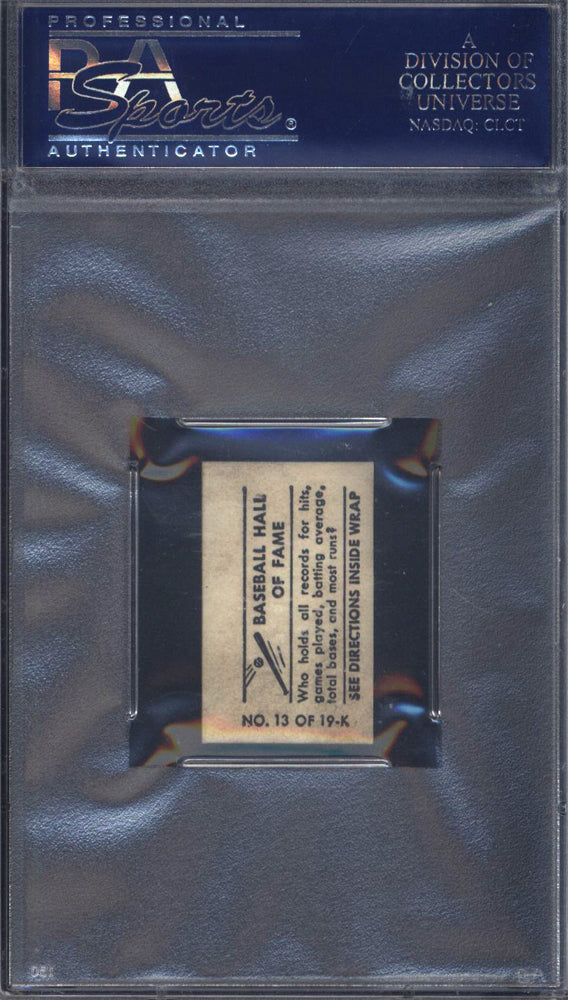 1948 Topps Magic Photo Baseball Hall Of Fame #13K Ty Cobb Detroit PSA 6