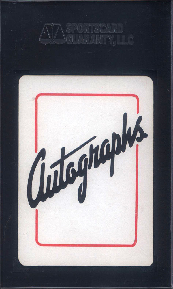 1945 Leister Game Co. Joe Dimaggio Autographs Game Card SGC 5
