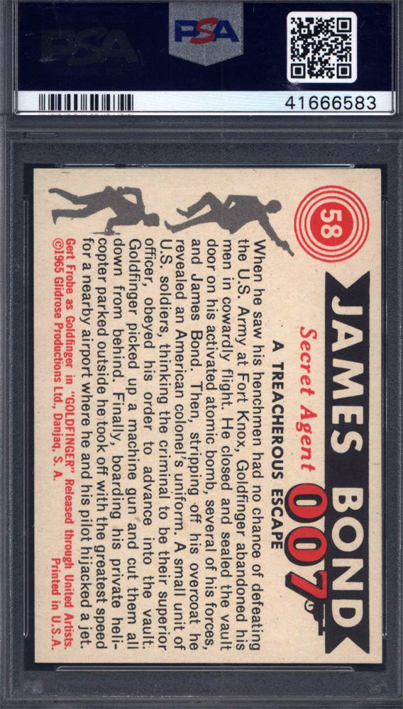 1965 James Bond #58 A Treacherous Escape PSA 9