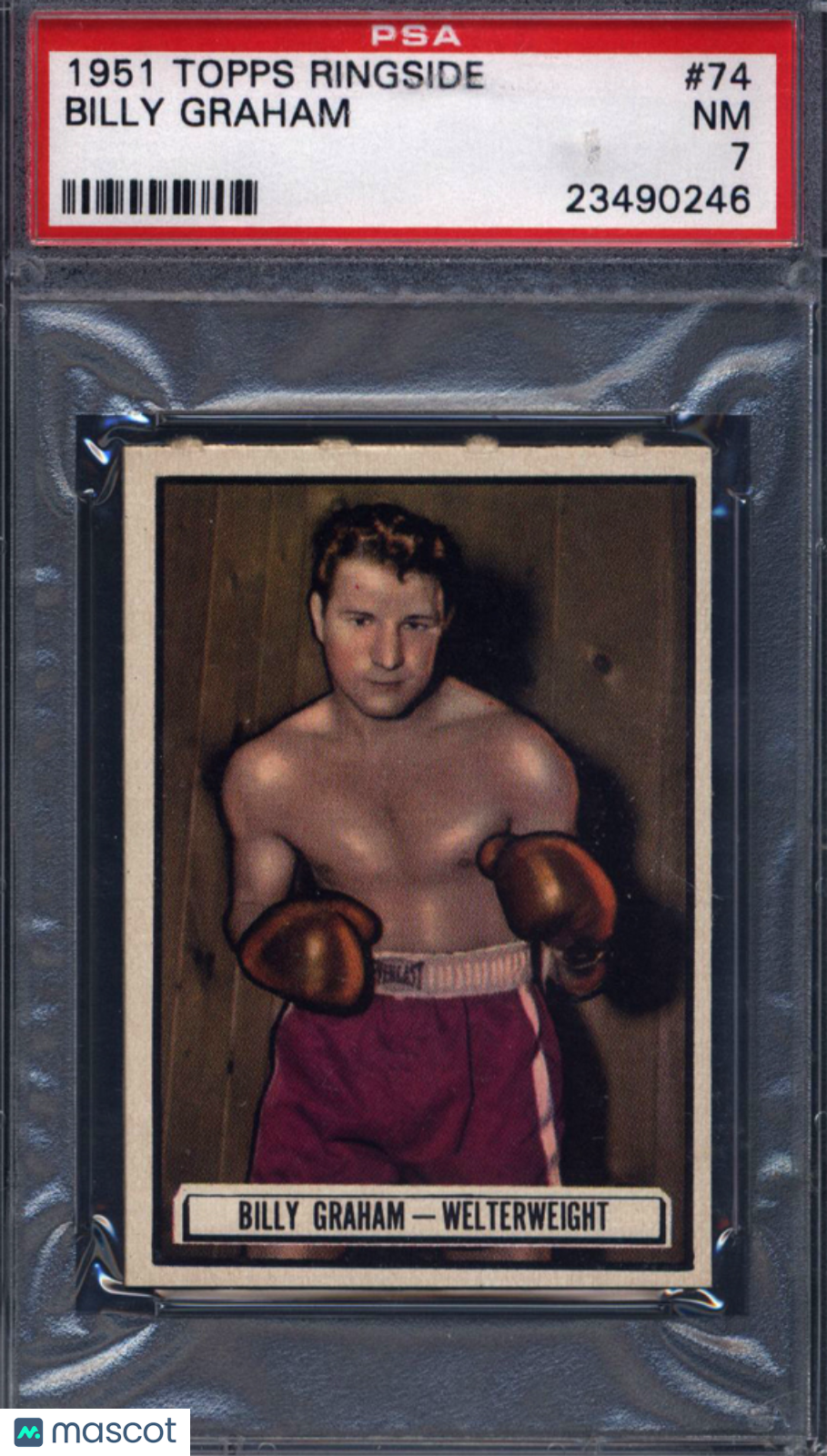 1951 Topps Ringside Boxing #74 Billy Graham PSA 7