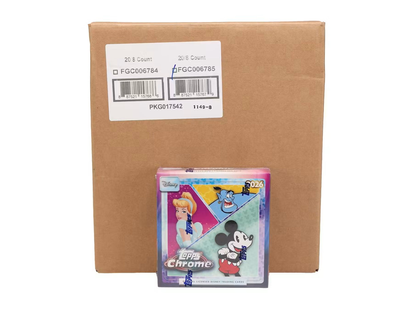 2026 Topps Chrome Disney Mega 20 Box Case