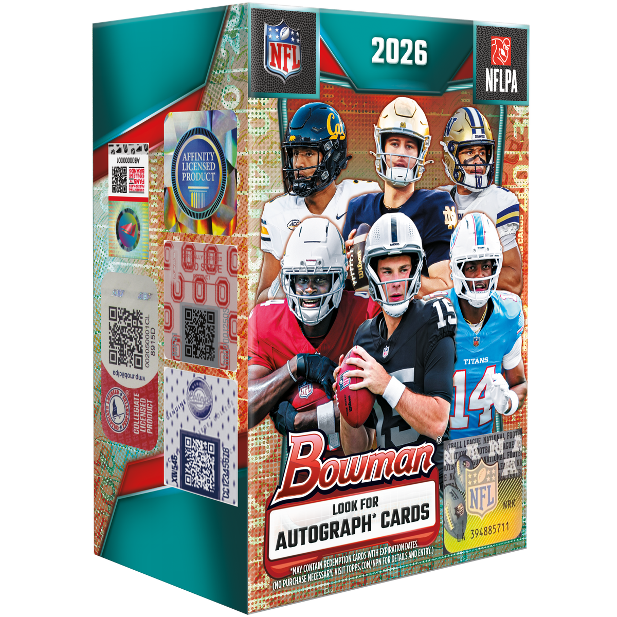 2026 Bowman Football Blaster 40-Box Case