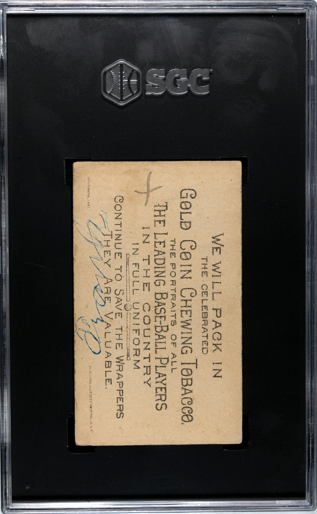 1887 N284 Buchner Gold Coin Mark Polhemus Indianapolis SGC 1.5
