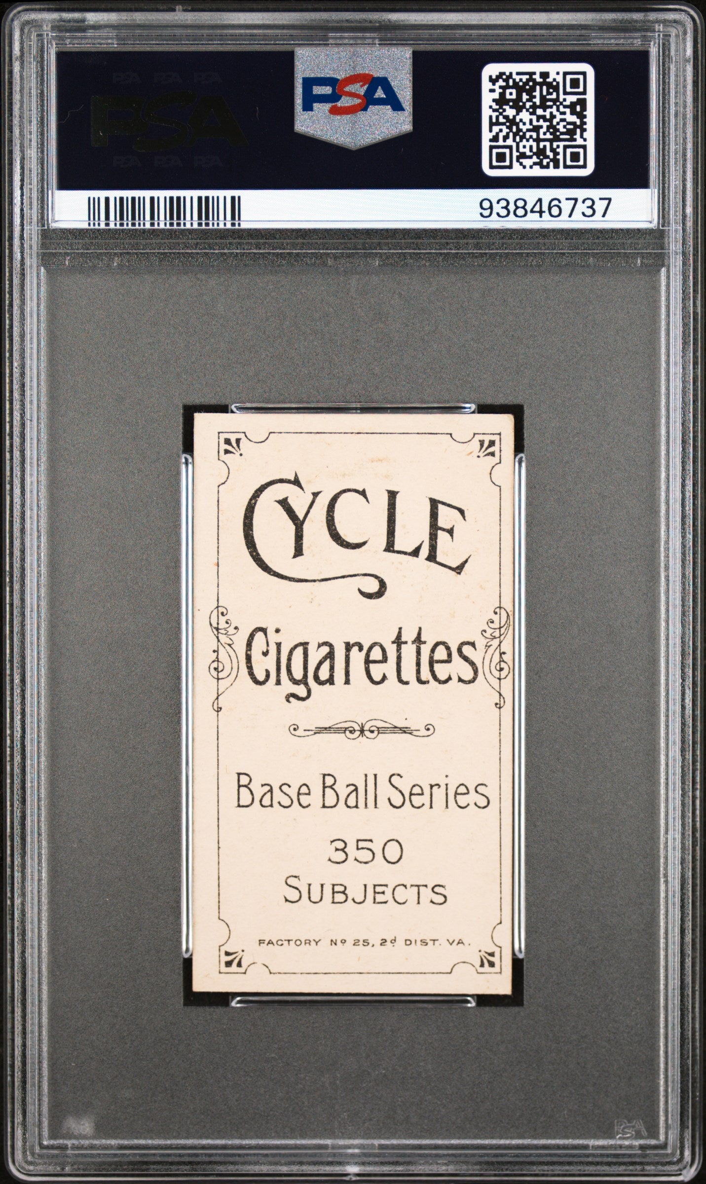 T206 Jimmy Burke Indianapolis PSA 5.5 Cycle Back pop 1 (Only 1 Higher)