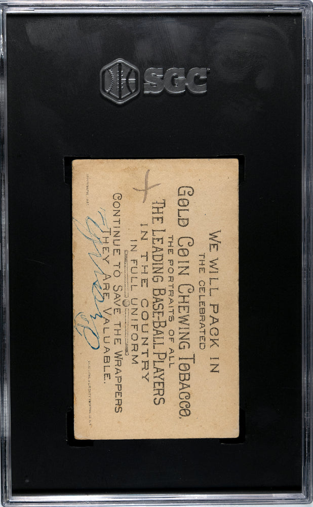 1887 N284 Buchner Gold Coin Mark Polhemus Indianapolis SGC 1.5