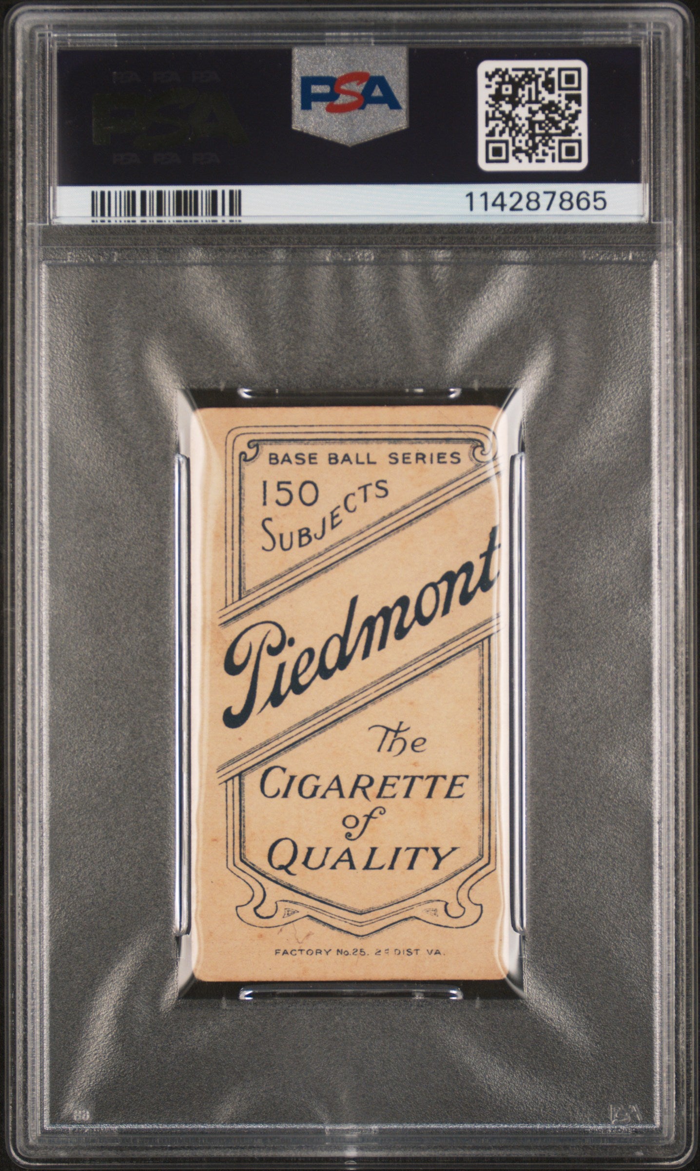 T206 Jack Powell St. Louis PSA 2.5 Piedmont Back