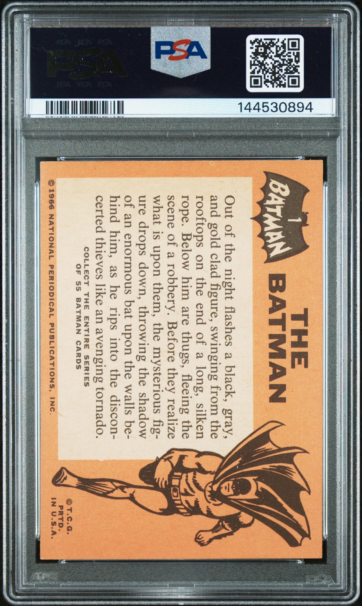 1966 Topps Batman #1 The Batman PSA 6