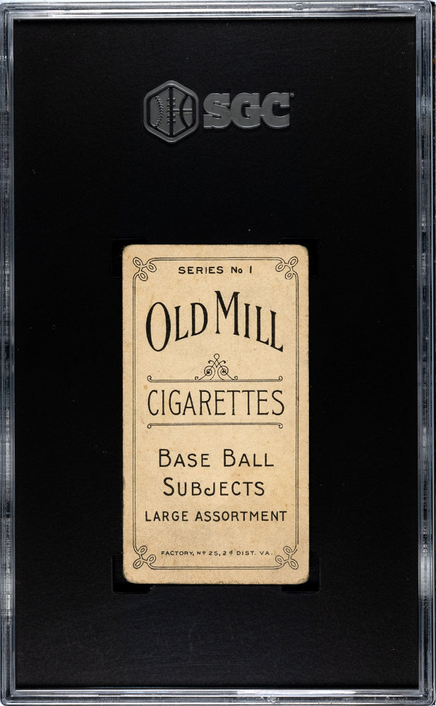 1910 T210 Old Mill Cigarettes Series 1 Ison Macon SGC 2