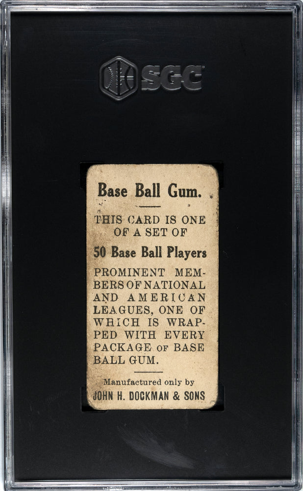 1909 #E92 Wild Bill Donovan Detroit SGC 2.5 Dockman & Sons Gum Back