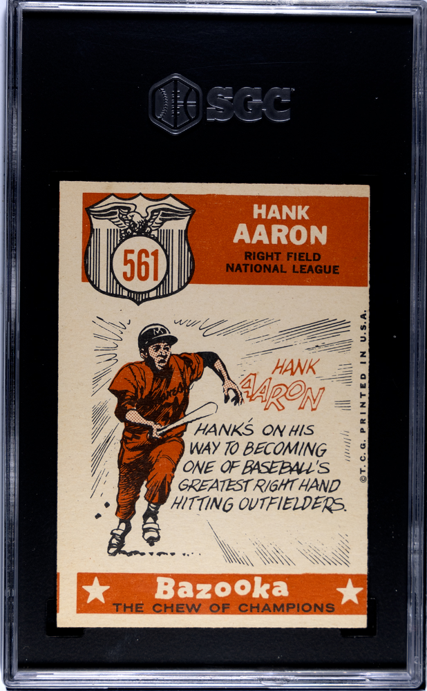 1959 Topps #561 Hank Aaron All Star Braves SGC 4.5