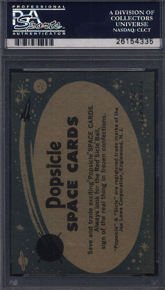 1963 Topps Astronauts Popsicle Back #18 Astronaut V. Grissom PSA 9 pop 1