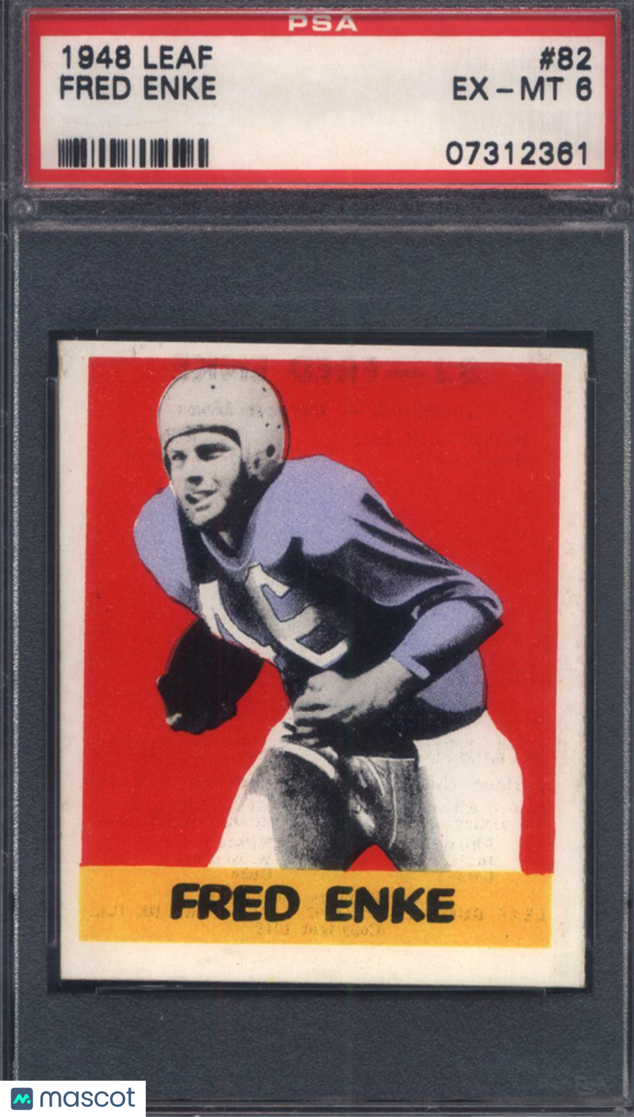 1948 Leaf #82 Fred Enke Lions PSA 6