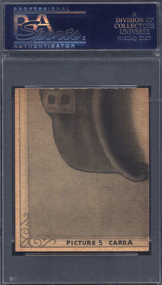 1935 Goudey 4-In-1 #5A with Babe Ruth Yankees PSA 5