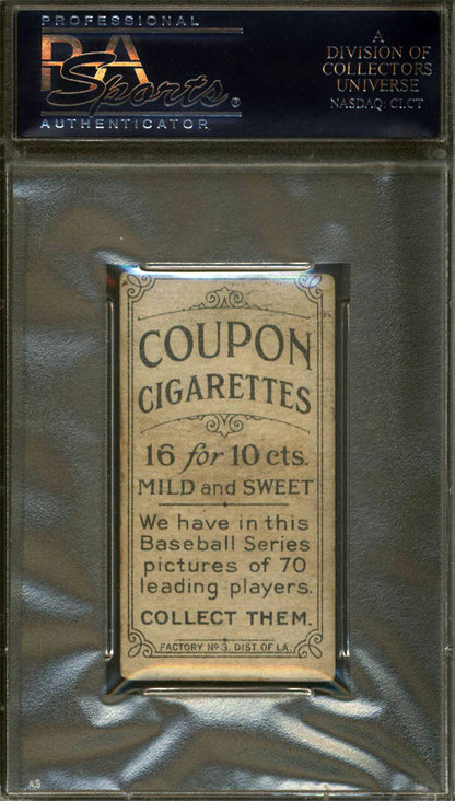 T213 Coupon Cigarettes Type 3 Ty Cobb Batting Detroit PSA 3