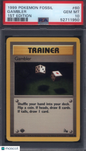 1999 Pokemon Fossil #60 Gambler 1st Edition PSA 10