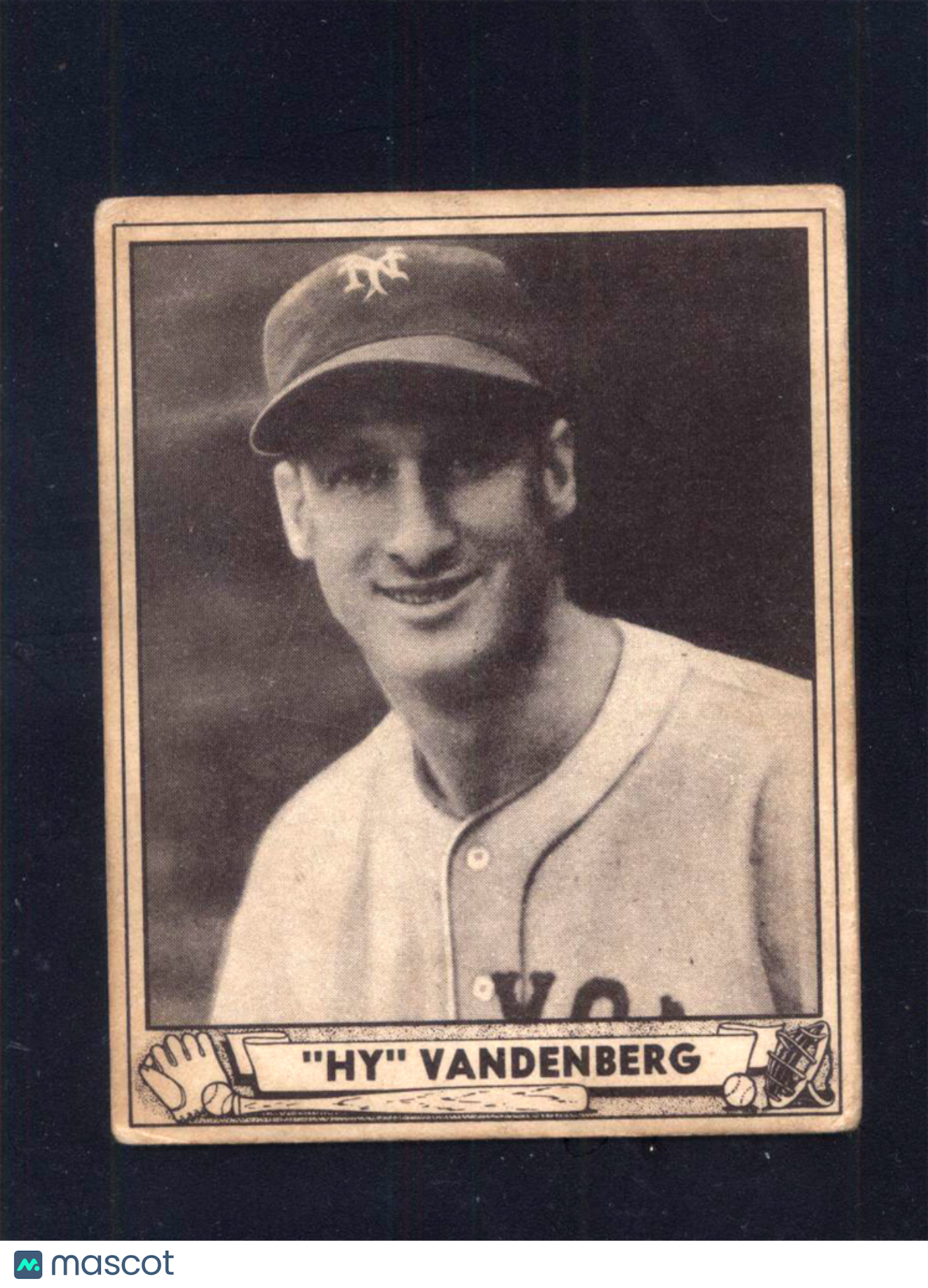 1940 Play Ball #209 HY Vandenberg Giants (VG)