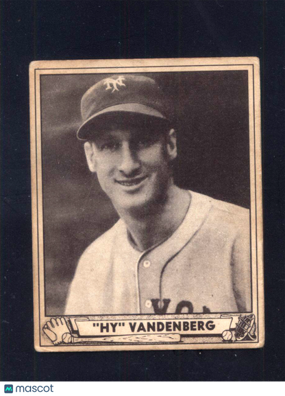 1940 Play Ball #209 HY Vandenberg Giants (VG)