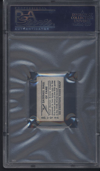 1948 Topps Magic Photo Baseball Hall Of Fame #3K Bob Elliott PSA 6