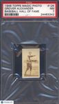1948 Topps Magic Photo Baseball #12K Grover Cleveland Alexander PSA 7