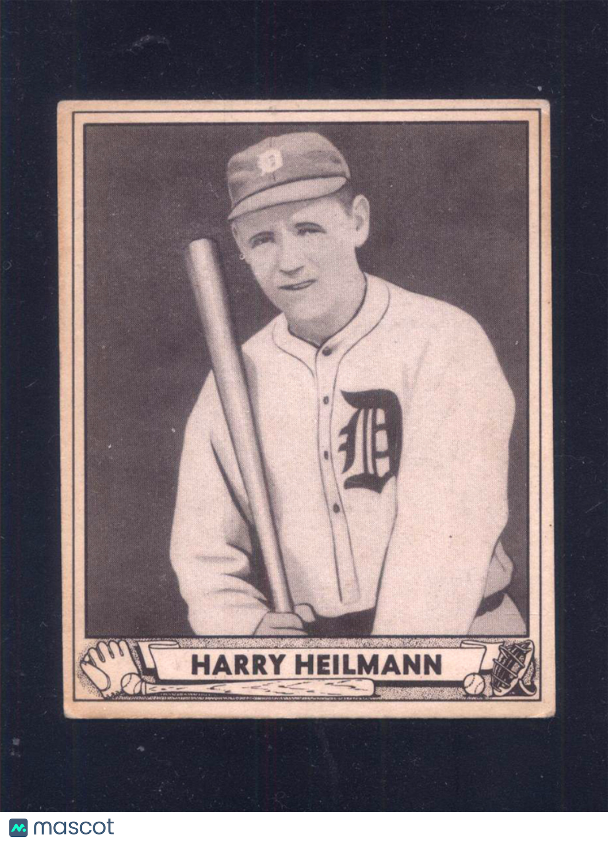1940 Play Ball #171 Harry Heilmann Tigers (VG/EX)