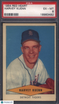 1954 Red Heart Harvey Kuenn Rookie Tigers PSA 6