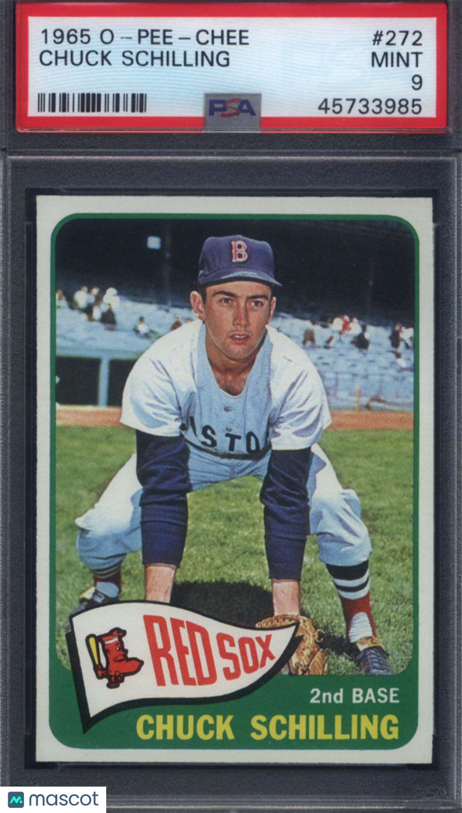 1965 OPC O-Pee-Chee #272 Chuck Schilling Red Sox PSA 9 pop 1 (None Higher)