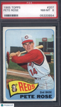 1965 Topps #207 Pete Rose Reds PSA 8