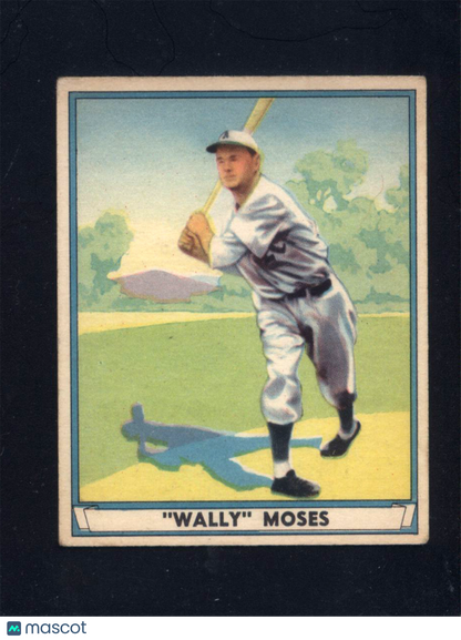 1941 Play Ball #42 Wally Moses Athletics (VG/EX)