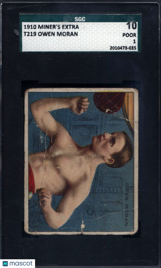 1910 T219 Miners Extra Owen Moran Boxing SGC 1