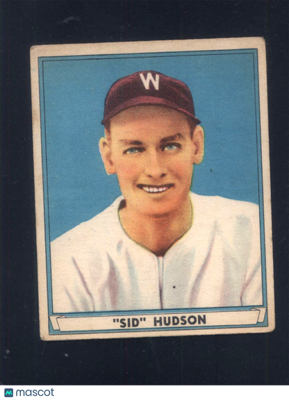 1941 Play Ball #46 Sid Hudson Senators (VG+)