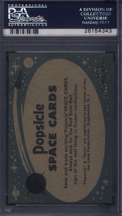1963 Topps Astronauts Popsicle Back #27 Virgil Grissom PSA 9 pop 1
