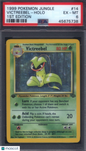 1999 Pokemon Jungle 1st Edition #14 Victreebel PSA 6