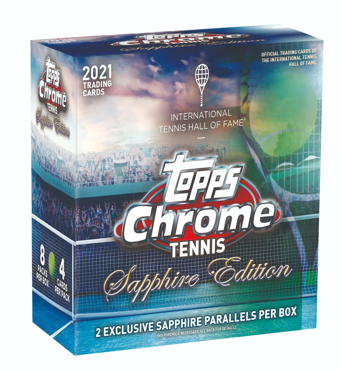 2021 Topps Chrome Tennis Sapphire Edition Factory Sealed Box