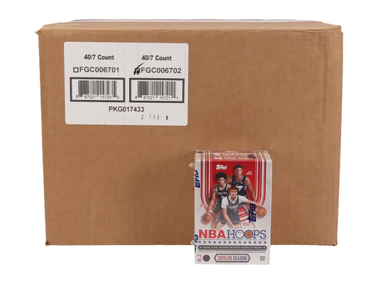 2025/26 Topps Hoops Basketball Blaster 40 Box Case