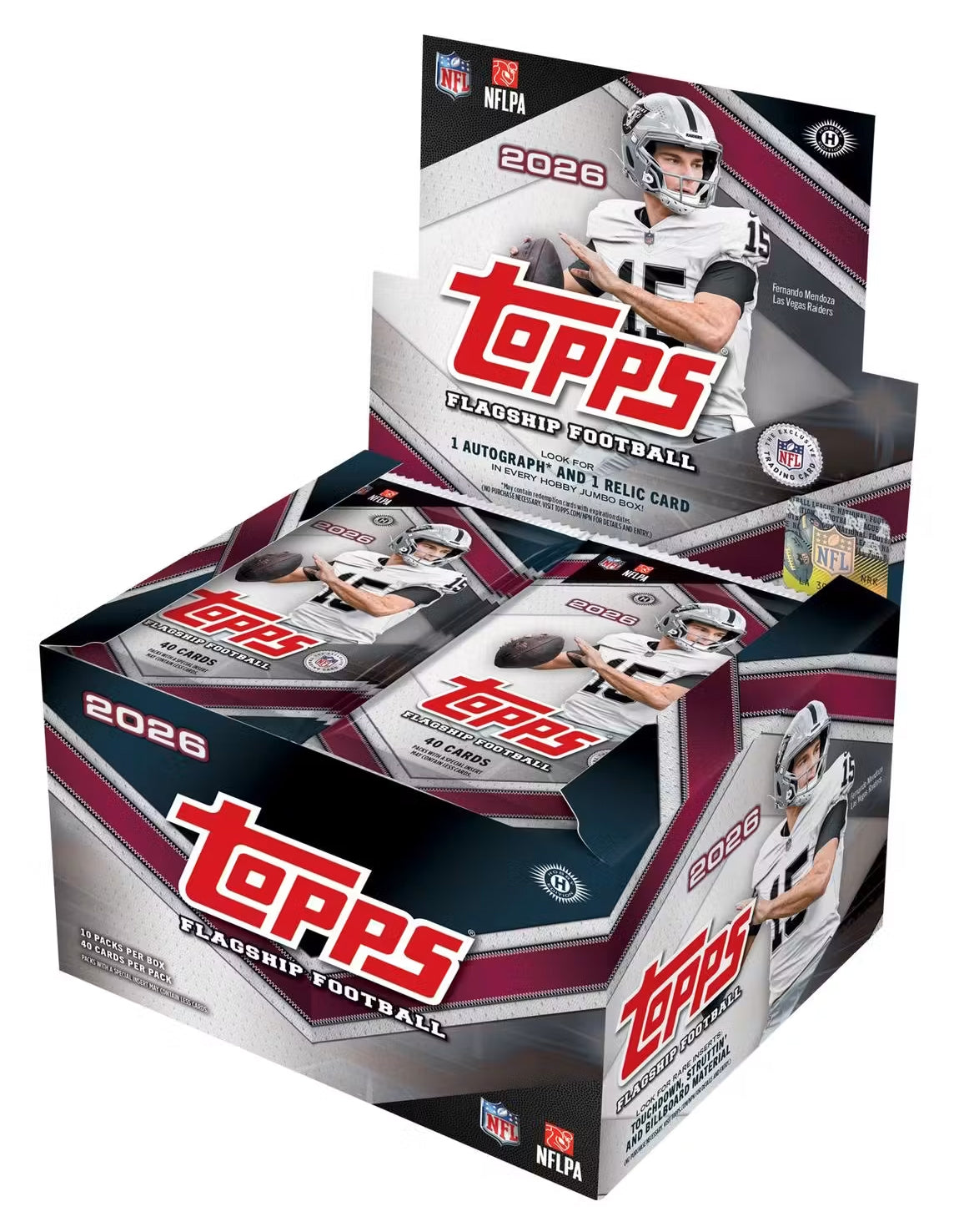 2026 Topps Football Hobby Jumbo 6-Box Sealed Case (Presell)