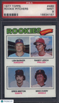 1977 Topps #489 Len Barker Rookie Rangers PSA 9