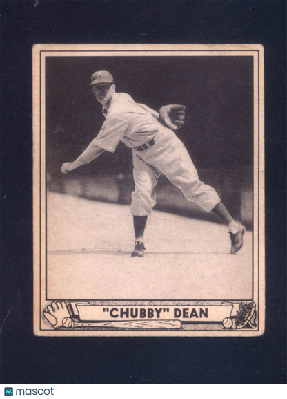 1940 Play Ball #193 Chubby Dean Athletics (VG)