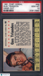 1961 Post Cereal Hand Cut #69 Gus Triandos Orioles PSA 10 pop 5
