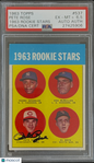 1963 Topps #537 Pete Rose Rookie Signed Auto PSA 6.5 Well Centered