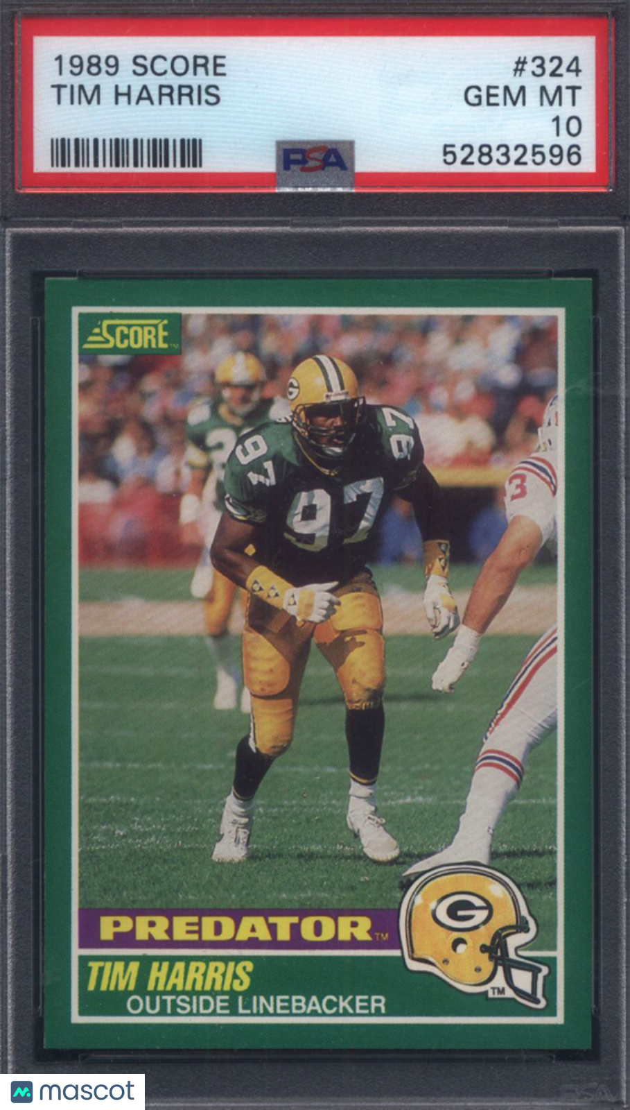 1989 Score #324 Tim Harris Packers PSA 10