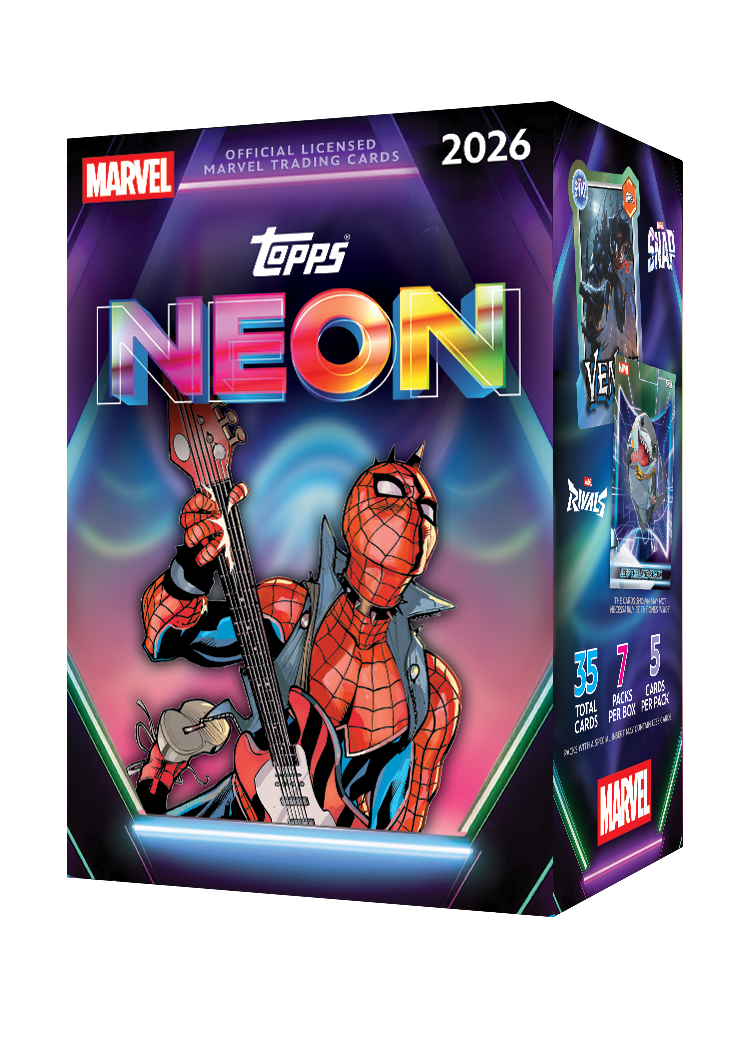 2026 Topps Marvel Neon Blaster Factory Sealed Box