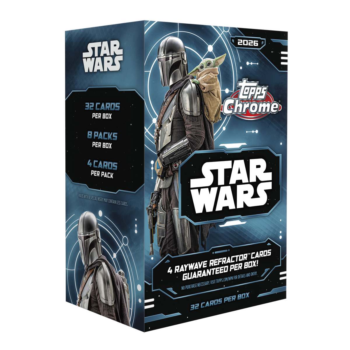 2026 Topps Star Wars Chrome Factory Sealed Blaster Box